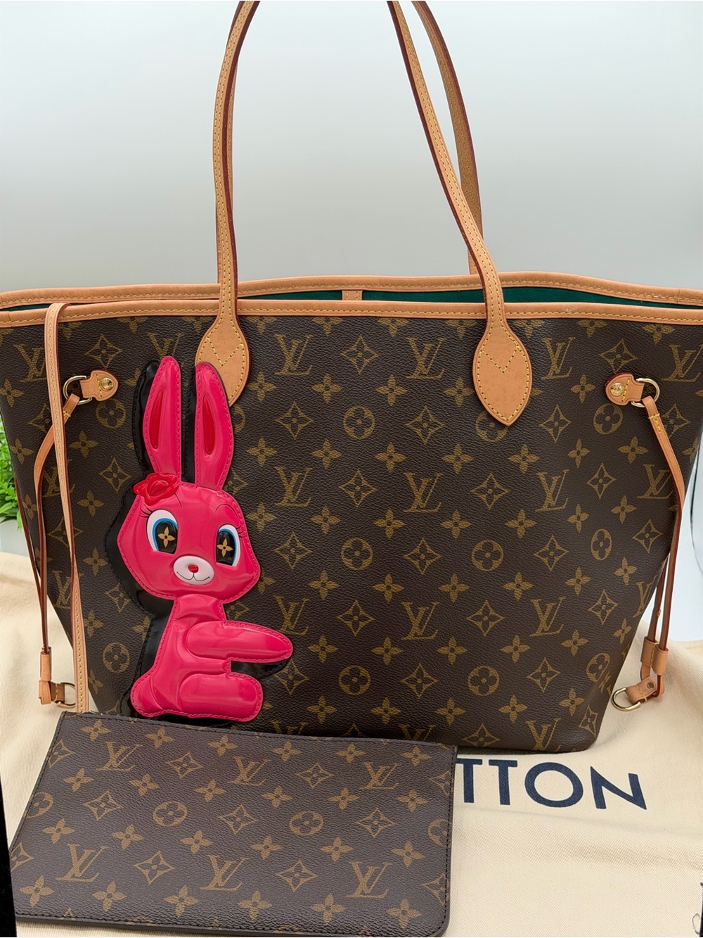 Louis Vuitton Tote Bag Monogram Sun Yitian Collaboration Neverfull MM unused 🔥😍 - Picture 4 of 11